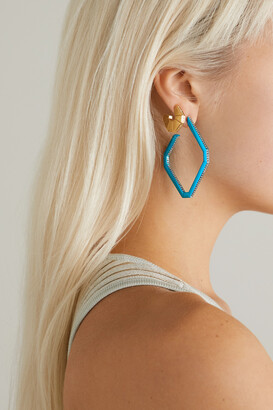 EÉRA Allegra Silver Sapphire Earring - Blue
