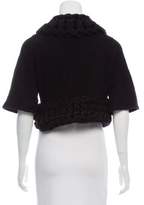 Thumbnail for your product : Temperley London Textured Short Sleeve Cardigan w/ Tags