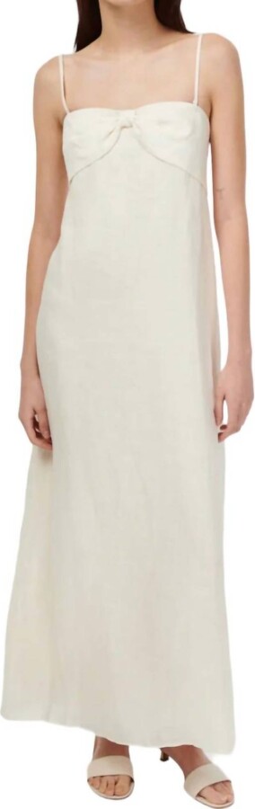 CAMI NYC Tilney Linen Dress In Ceramic