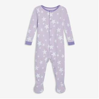 Joe Fresh Baby Girls' Print Sleeper, Pale Purple (Size 0-3)