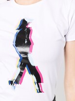 Thumbnail for your product : Emporio Armani graphic-print stretch-cotton T-shirt