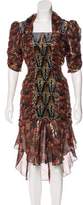 Thumbnail for your product : Anna Sui Printed Silk-Blend Dress