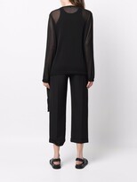 Thumbnail for your product : Sara Lanzi Layered Fine Knit Top
