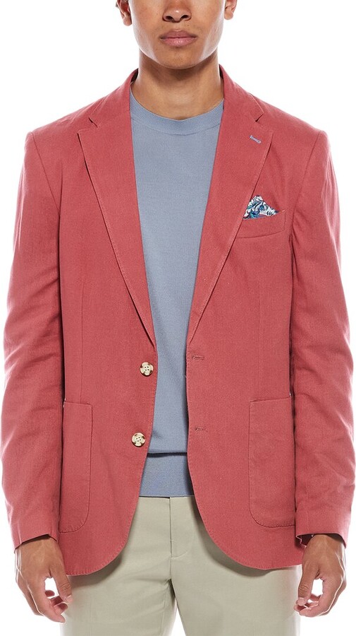 Tailorbyrd Solid Linen-Blend Sportcoat