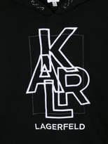 Thumbnail for your product : Karl Lagerfeld Paris TEEN embroidered logo hoodie