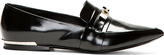 Thumbnail for your product : Proenza Schouler Black Leather Signature Hardware Pointed Loafers