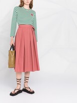 Thumbnail for your product : Sofie D'hoore Pleated Midi Skirt