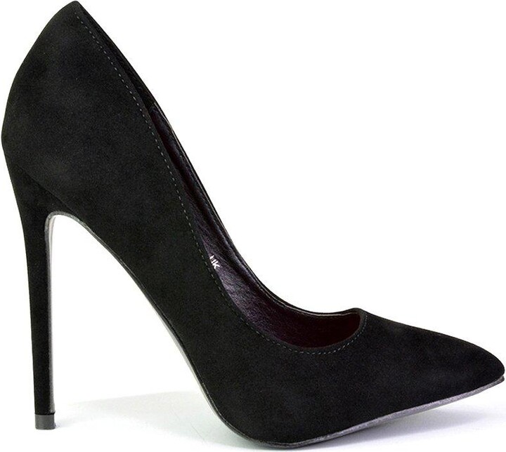 XY London 'Lu Lu' Pointed Toe Statement Stiletto High Heel Court Shoes