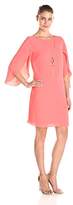Thumbnail for your product : Amy Byer Women's Day-to-Night Scoop-Neck Tulip-Sleeve Dress