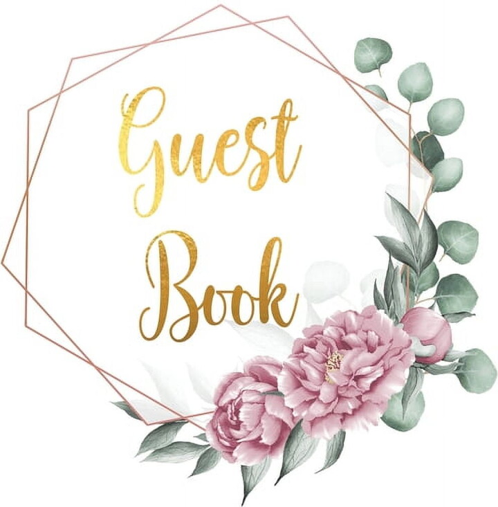 Lulu and Bell Guest Book for visitors and guests to sign at a party, wedding, baby or bridal shower (hardback) (Hardcover)
