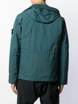 Thumbnail for your product : Stone Island logo patch hooded jacket