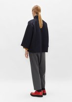 Thumbnail for your product : Sofie D'hoore Double Faced Wool Cashmere Coat Navy Size: FR 36