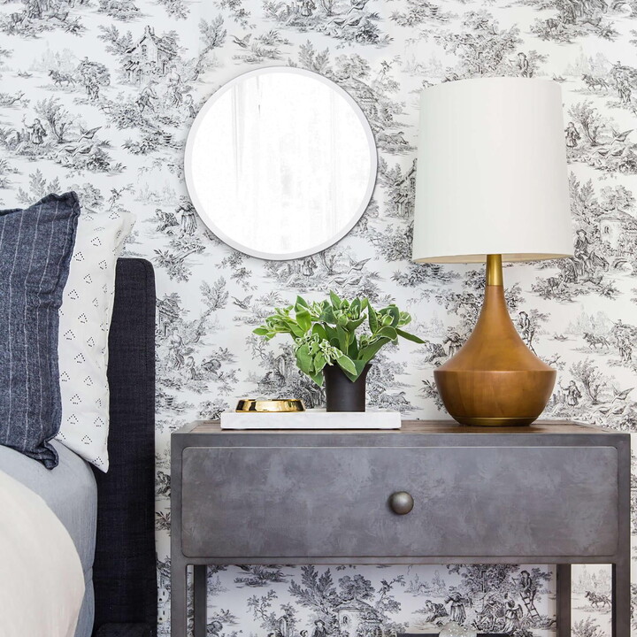 Tyler Dillion Tyler Dillon Frameless Beveled Round Wall Mirror - 12 x 12