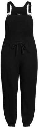 City Chic Soft Overall Jumpsuit - black