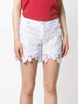 Just Cavalli lace fitted shorts
