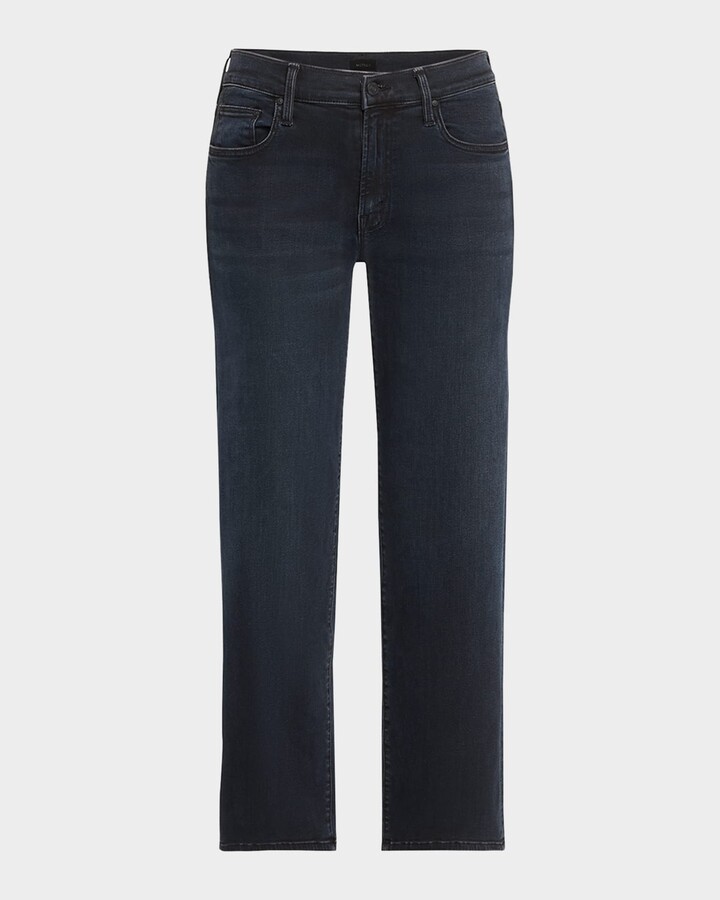 Mother The Mid-Rise Rambler Zip Ankle Jeans