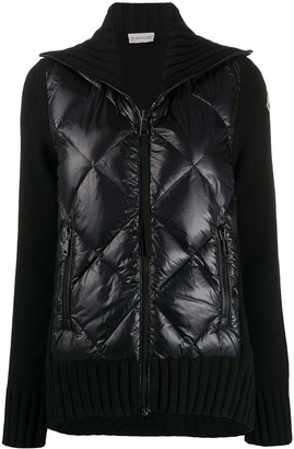 Moncler Quilted Zip-Front Jacket