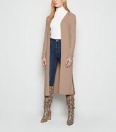 Thumbnail for your product : New Look Ribbed Fine Knit Midi Cardigan