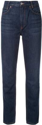 RE/DONE high-waist fitted jeans