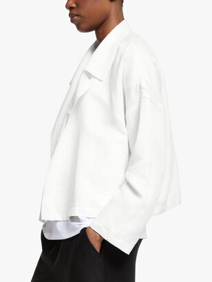 Eileen Fisher Drop Front Jacket, White