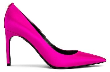 fuschia pumps