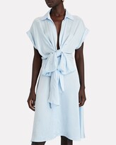 Thumbnail for your product : Silvia Tcherassi Paloma Tie-Waist Shirt Dress