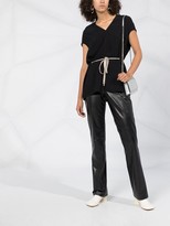 Thumbnail for your product : Rick Owens longline drawstring waist T-shirt