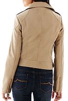 Thumbnail for your product : Coffee Shop 984 Coffee Shop Faux Leather Moto Jacket