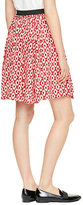 Thumbnail for your product : Kate Spade Posy ikat elasticated skirt