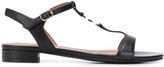 Thumbnail for your product : Emporio Armani Block-Heel Logo Sandals