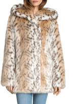 Thumbnail for your product : AVEC LES FILLES Hooded Faux Fur Coat