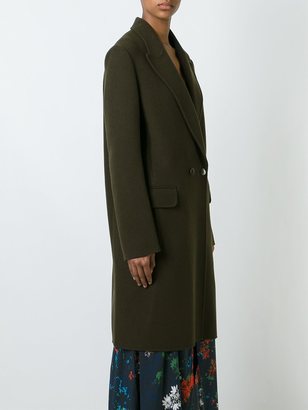 Cédric Charlier double breasted coat - women - Acetate/Rayon/Wool - 44