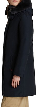 Woolrich Bow Bridge Fur Trim Jacket Shopstyle