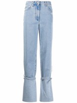 Thumbnail for your product : Off-White Tie-Detail Straight-Leg Jeans