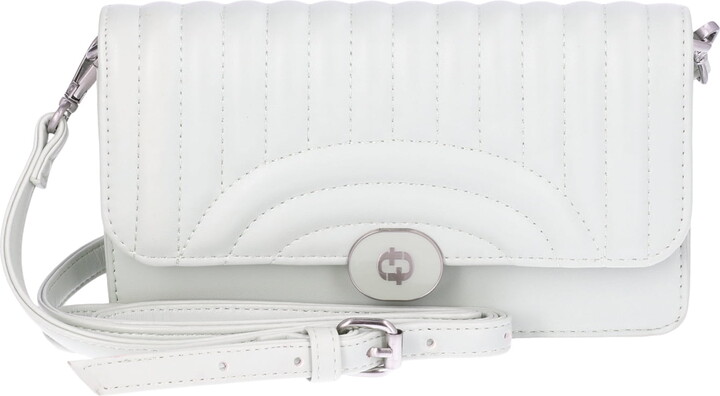 Time and Tru Women’s Gigi Quilted Flap Top Wallet, Seafoam