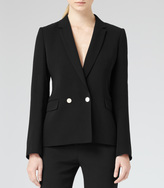 Thumbnail for your product : Reiss Monza GOLD BUTTON BLAZER BLACK