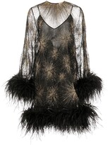 Thumbnail for your product : Saint Laurent Sunburst Bead-Embellished Mini Dress