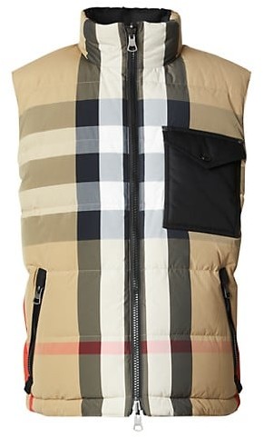 burberry puffer vest mens