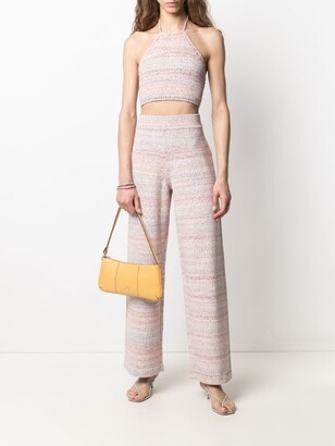 Canessa High-Waisted Knitted Trousers