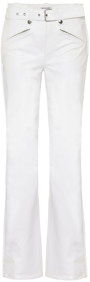 Balenciaga Leather Pants | Shop the world's largest collection of fashion |  ShopStyle