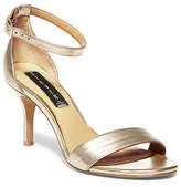 Gold Metallic Kitten Heel Women's Sandals - ShopStyle