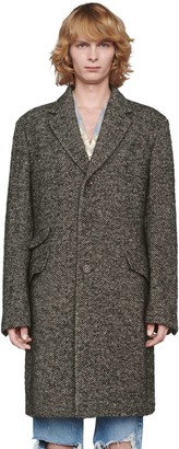 Gucci Herringbone wool coat