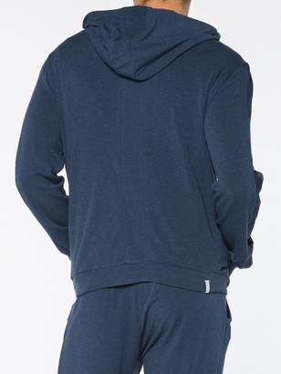 Lot 78 Lot78 Cashmere Blend Ribbed Stripe Hoodie