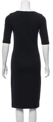 Diane von Furstenberg Short Sleeve Midi Dress