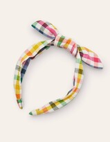 Thumbnail for your product : Rainbow Gingham Bow Headband