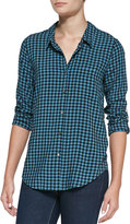 Thumbnail for your product : Soft Joie Anabella Button-Down Gingham Top