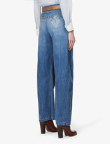 Thumbnail for your product : Chloé Regular-fit high-rise jeans