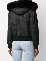 Thumbnail for your product : Philipp Plein zipped hooded jacket