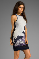 Thumbnail for your product : Juicy Couture Sunset Palms Jacquard Tank Dress