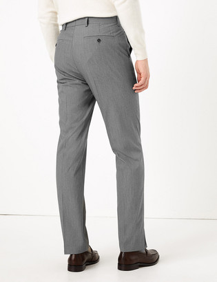 Marks and Spencer Big & Tall Regular Fit Puppytooth Trousers